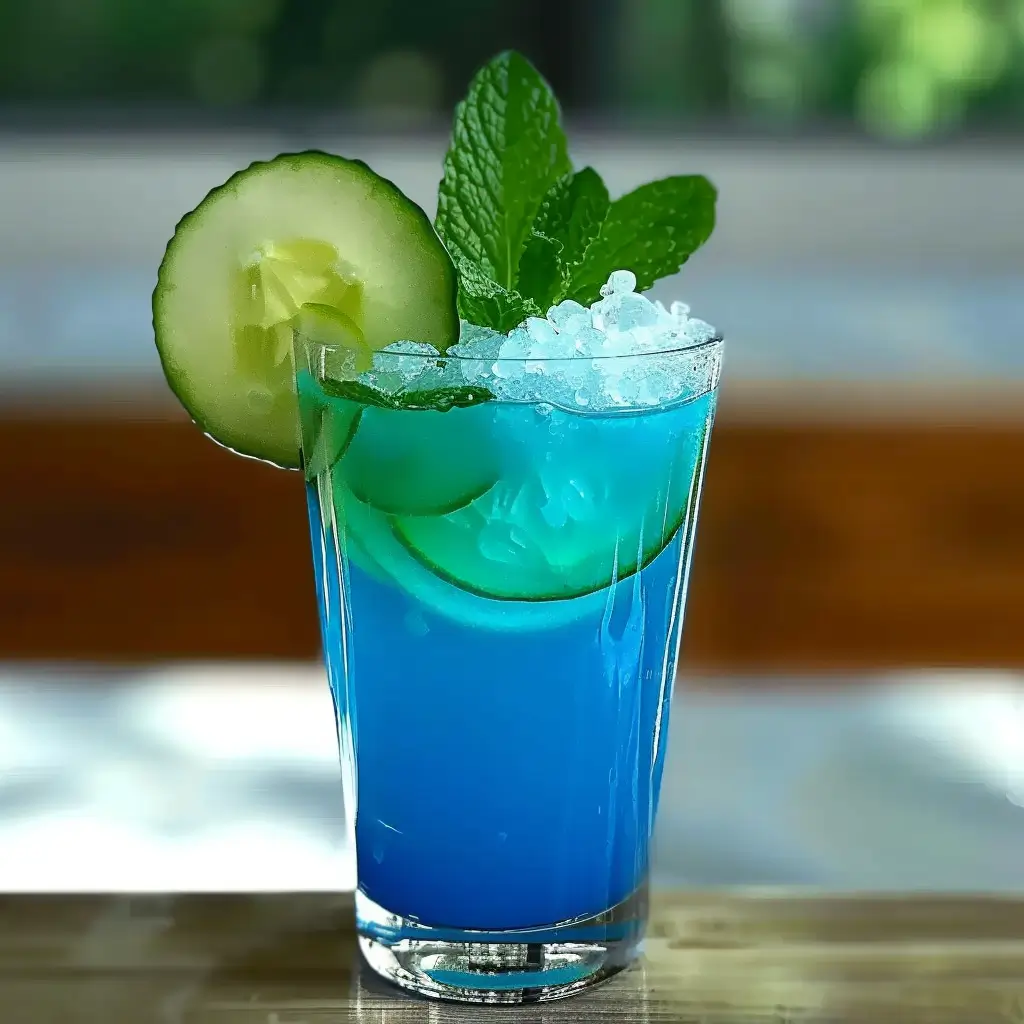 man drinking blue salt trick before workout