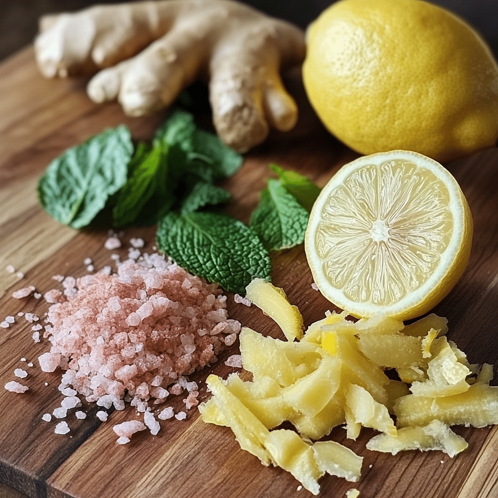 ingredients for natural zepbound drink recipe