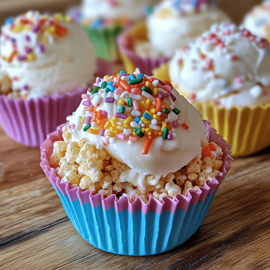 Ice Cream with Rice Krispies – The Sweet & Crunchy Combo You’ll Love 8 Ice cream cups with Rice Krispies for kids
