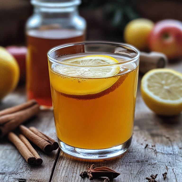 Natural Zepbound Recipe weight loss drink in glass with ingredients