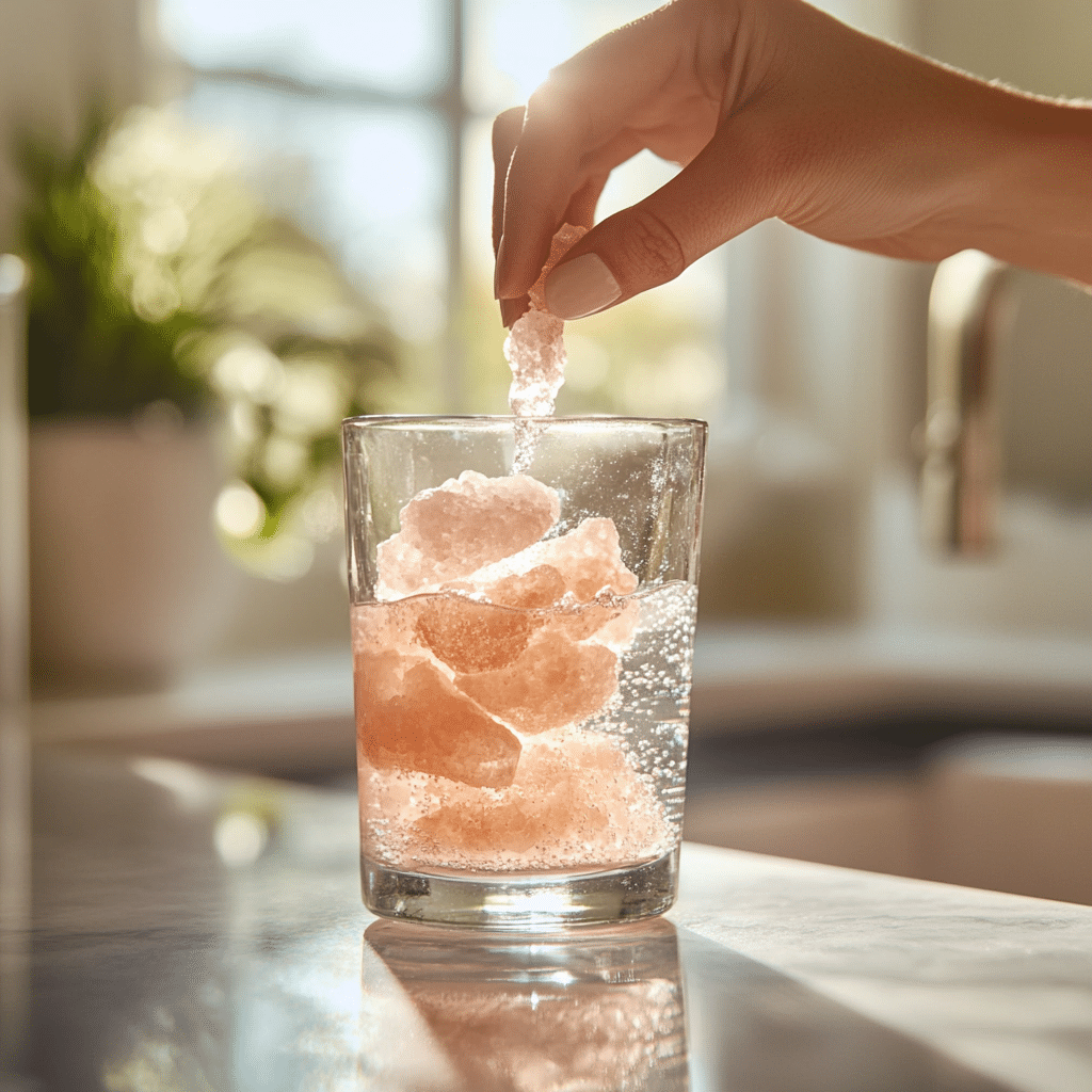Pink salt trick for weight loss morning drink