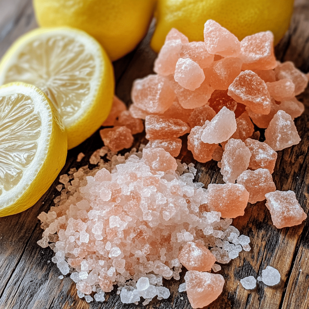 Natural Mounjaro Recipe for Weight Loss – A Powerful DIY Fat-Burning Drink That Works 6 Pink salt and lemon for natural mounjaro recipe for weight loss