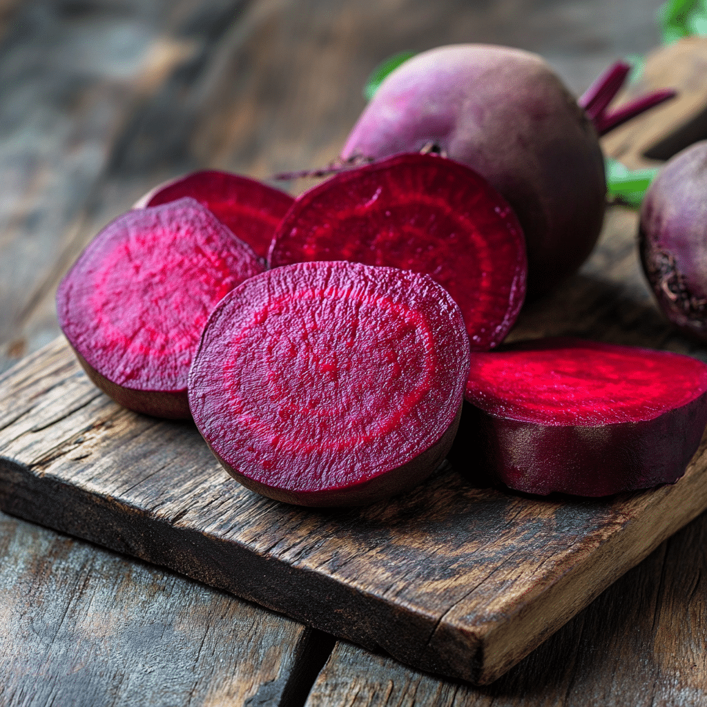 Nutrients in organic beetroot