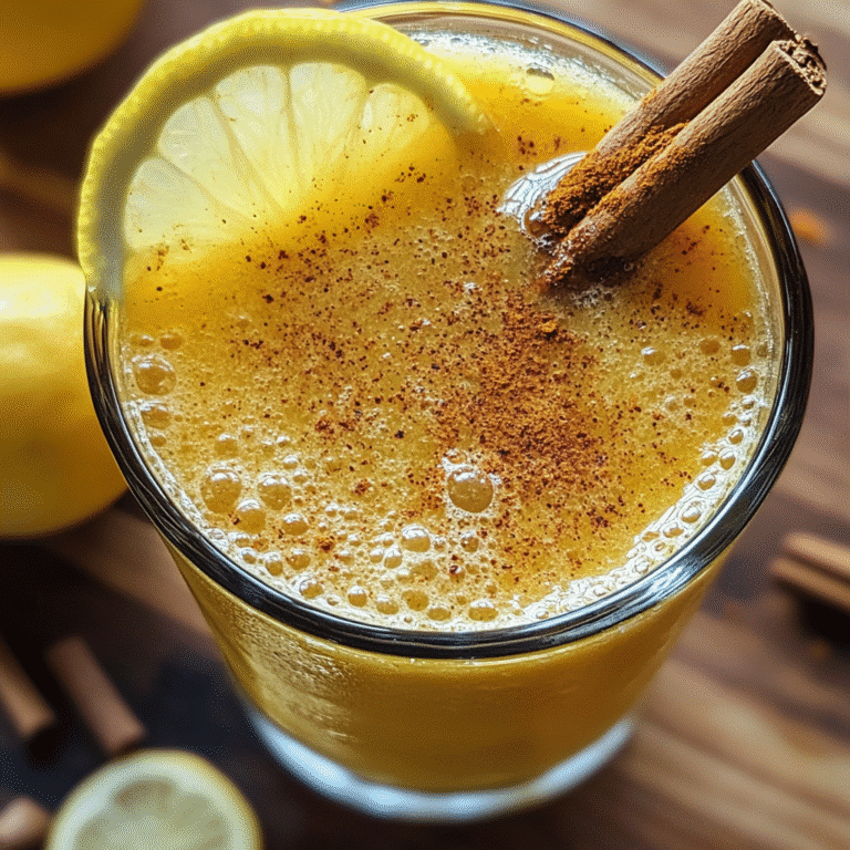 Mounjaro drink recipe with ginger and lemon for fat-burning