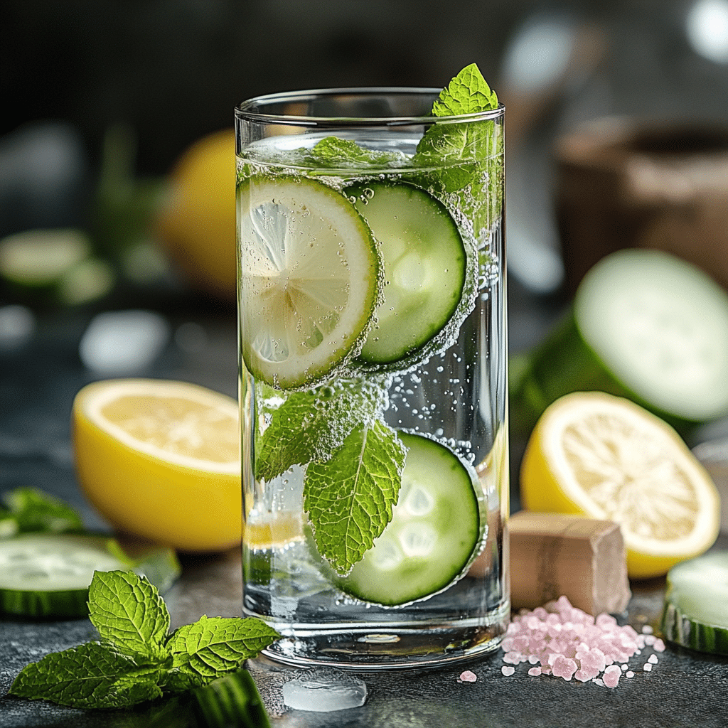 Burnjaro Pink Salt Trick – The Weight Loss Hack Everyone’s Talking About 7 Mint and cucumber pink salt drink variation