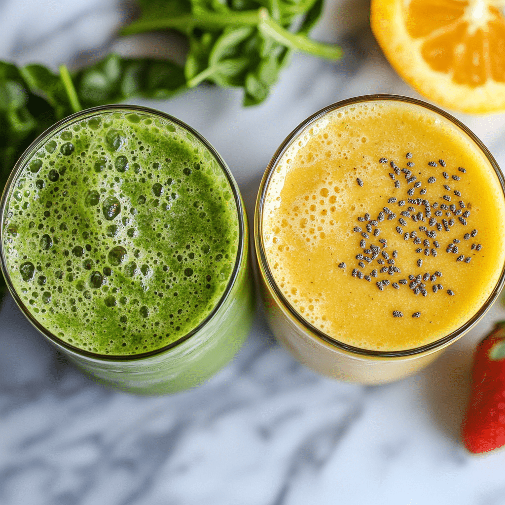 Detox Island Green Smoothie vs regular Island Green comparison