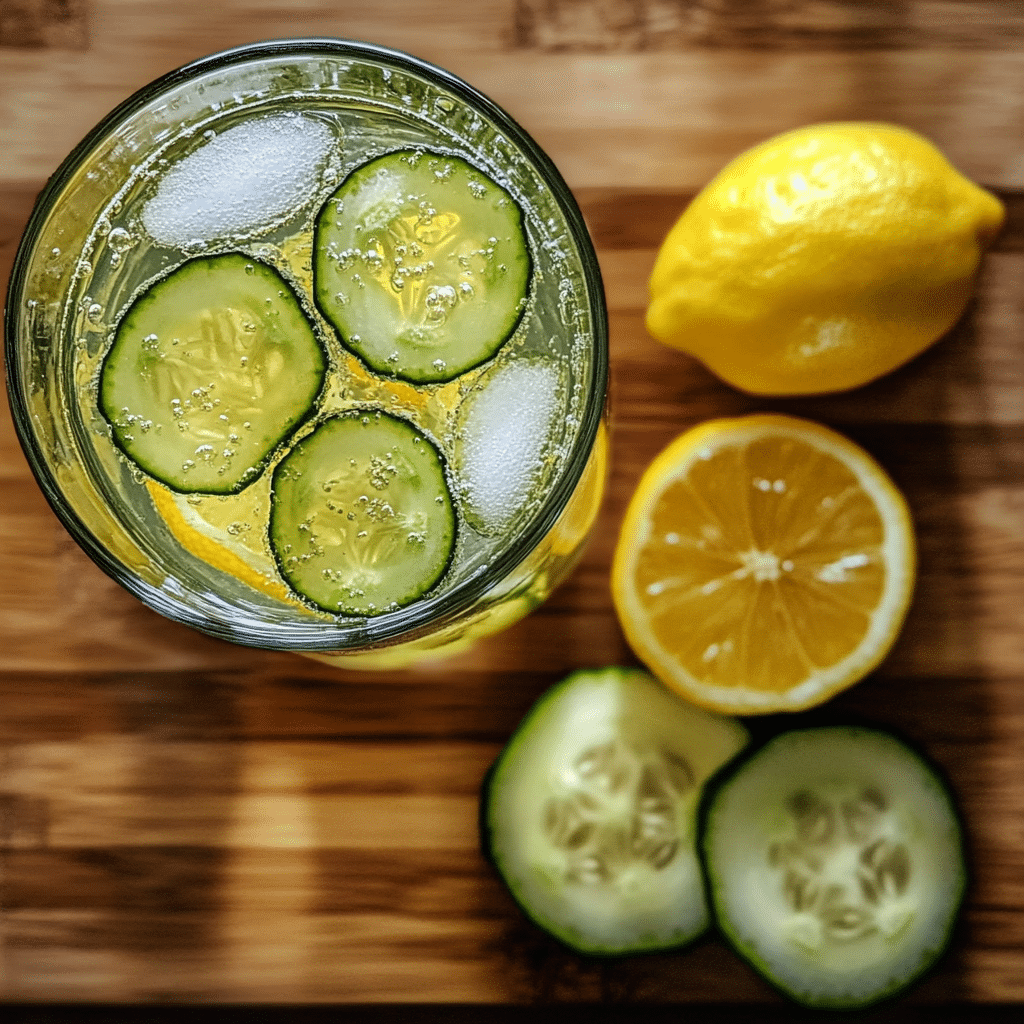 Cucumber lemon water recipe for weight loss benefits