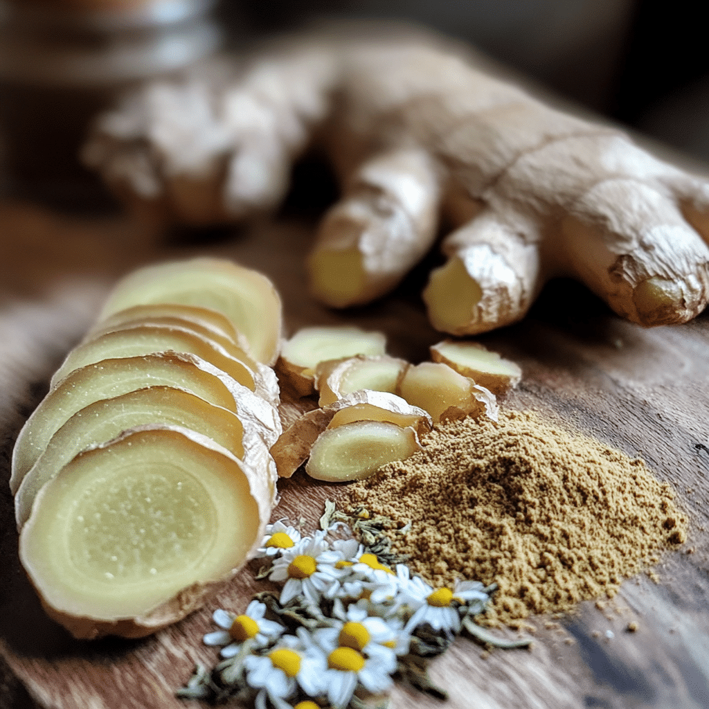 Ingredients for making Cortisol Tea Recipe at home
