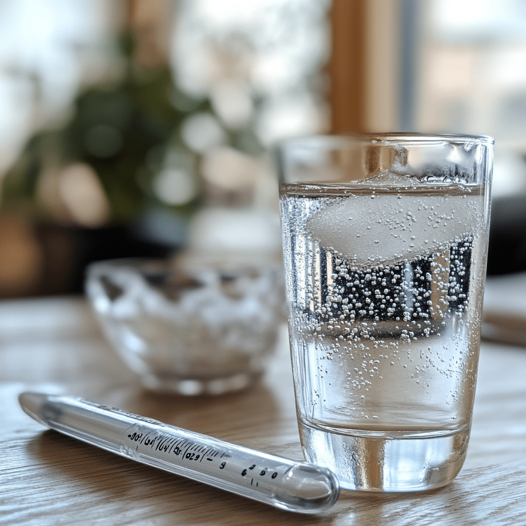 Thermogenesis effect of ice water hack