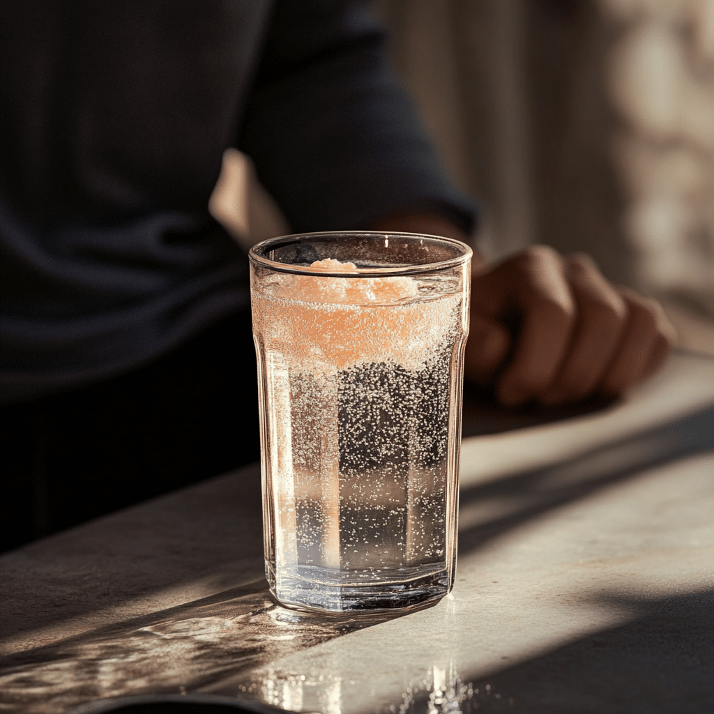 baking soda and salt rehydration drink for men