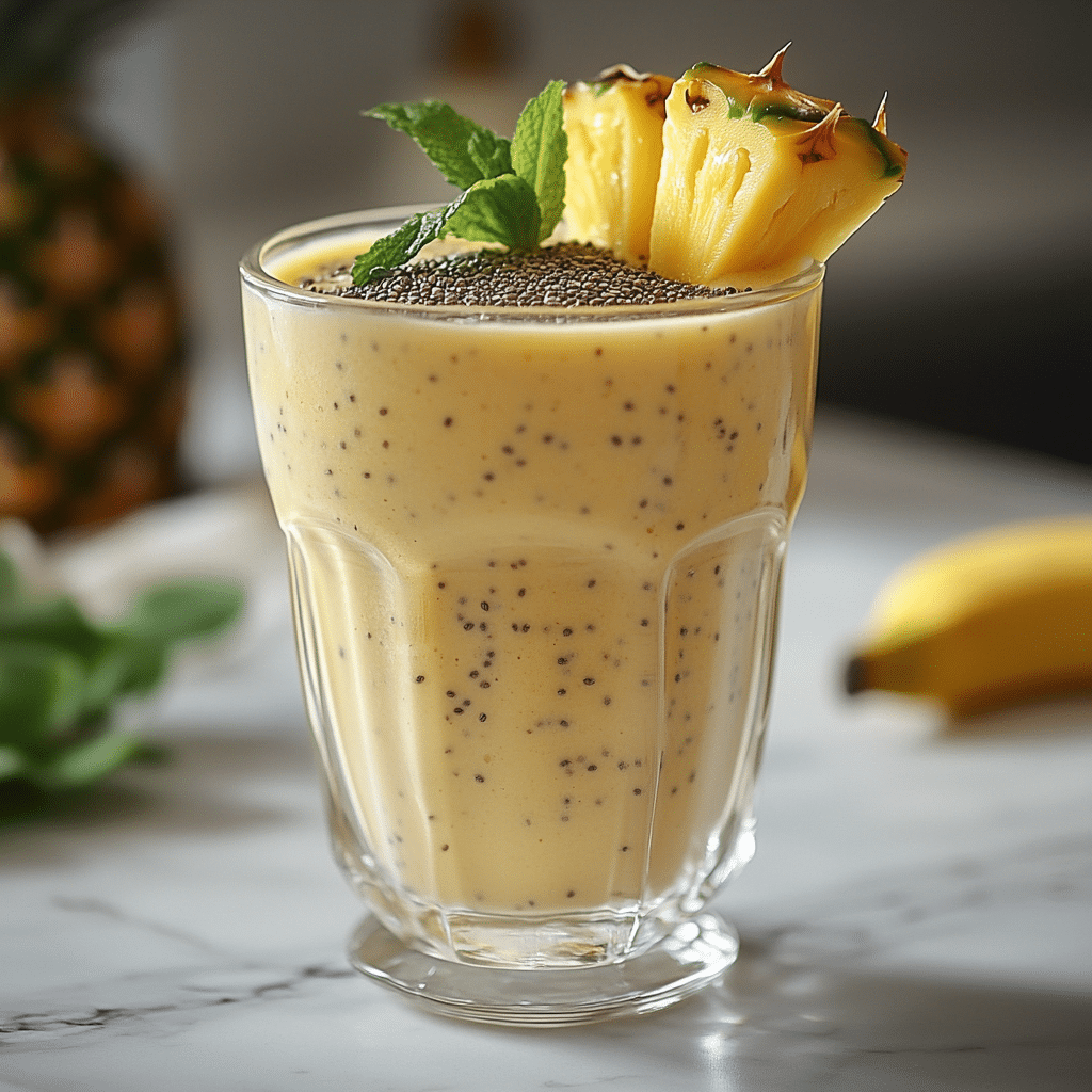 pineapple coconut smoothie recipe