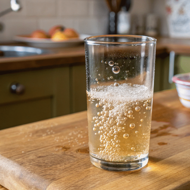 baking soda and apple cider vinegar drink