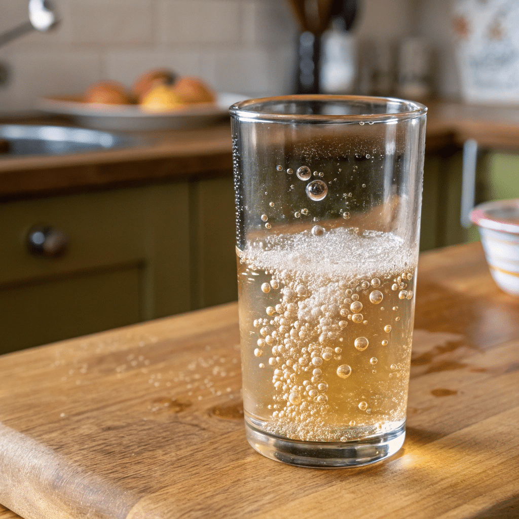 baking soda and apple cider vinegar drink
