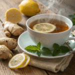 Lemon balm recipe for weight loss tea with lemon and ginger