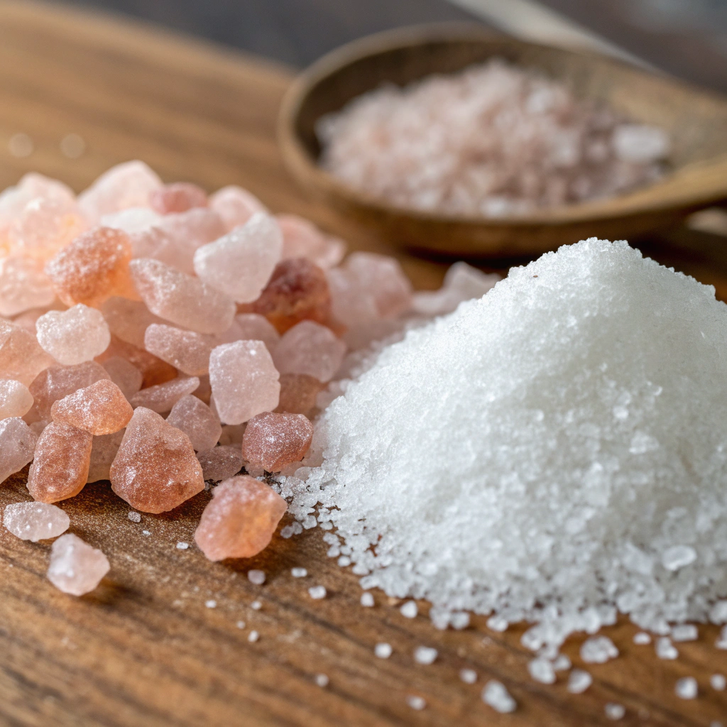Himalayan salt diet comparison pink salt and table salt