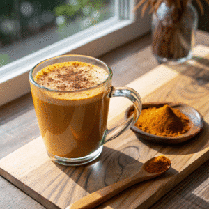 Turmeric coffee for weight loss with cinnamon