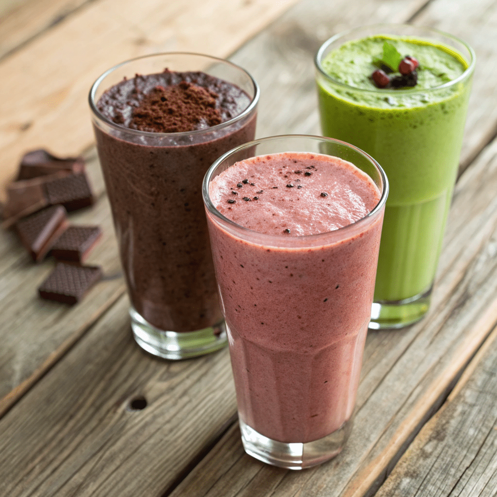 High-Protein Smoothie Recipes for Weight Loss Trio
