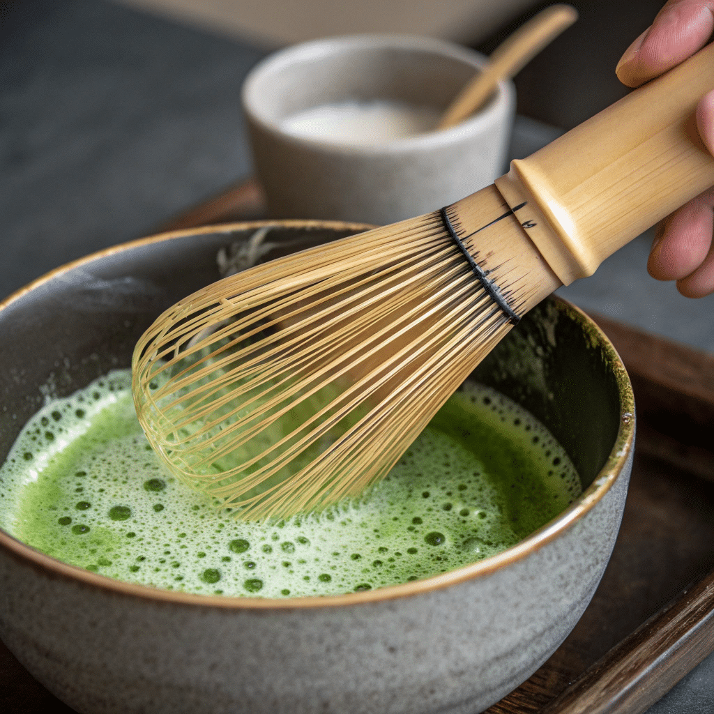 how to make iced matcha latte at home