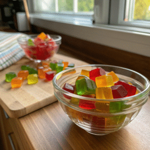 gelatin trick recipe colorful cubes