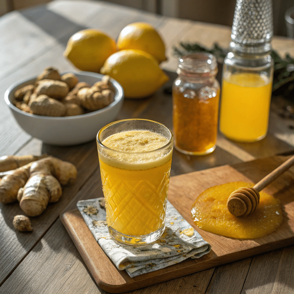 Anti-Inflammatory Immunity Shots with Turmeric and Ginger