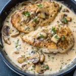 Creamy Garlic Parmesan Mushroom Chicken