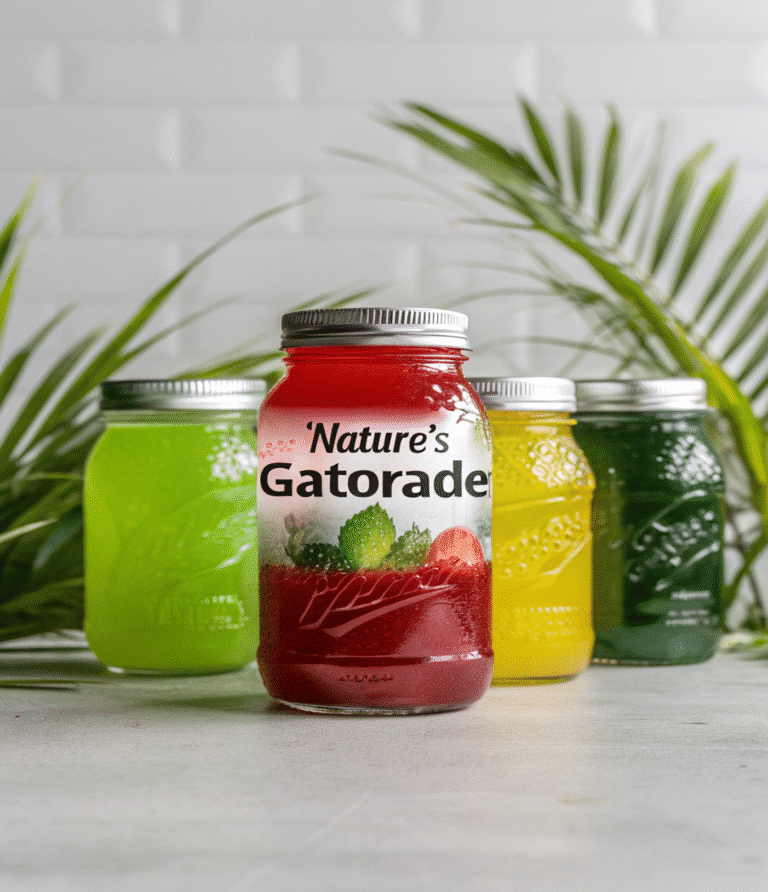 Nature's Gatorade served on a plate