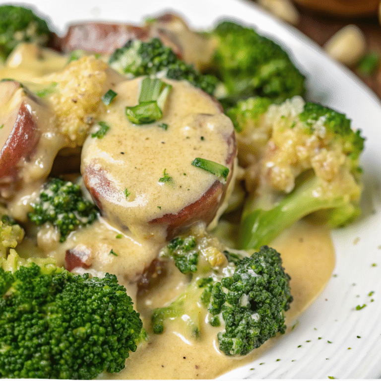 Creamy Keto Veggies served on a plate