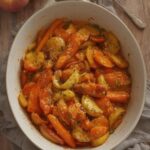 Autumn Bliss Maple Dijon Roasted Apples & Carrots recipe