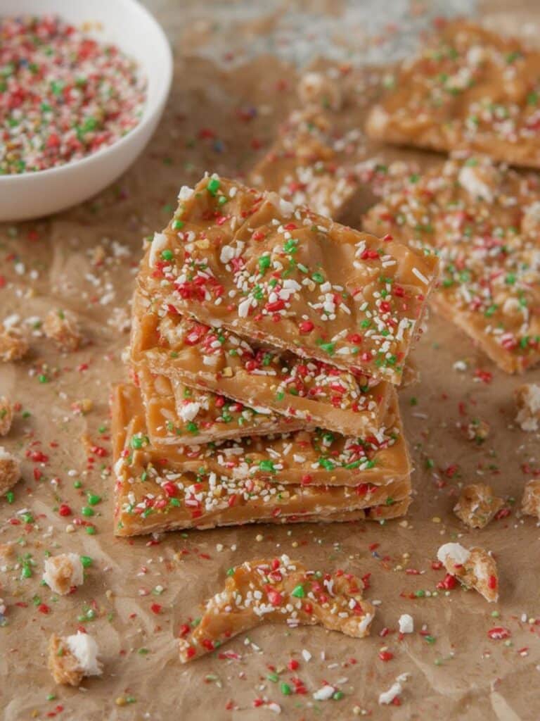 Christmas Crack Recipe - Easy Saltine Toffee preparing