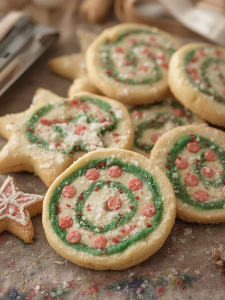 Christmas Pinwheel Cookies