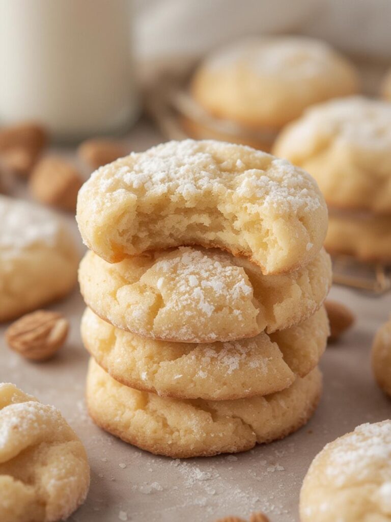 Easy chewy Sugar Cookies preparing