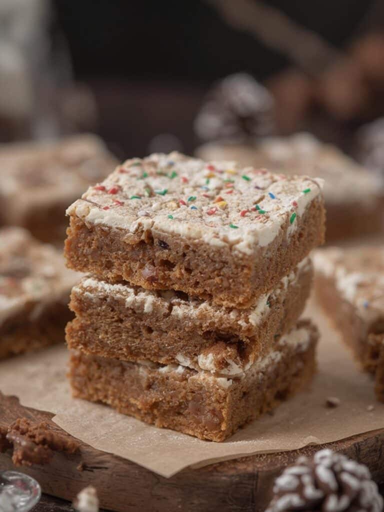 Gingerbread Cookie Bars