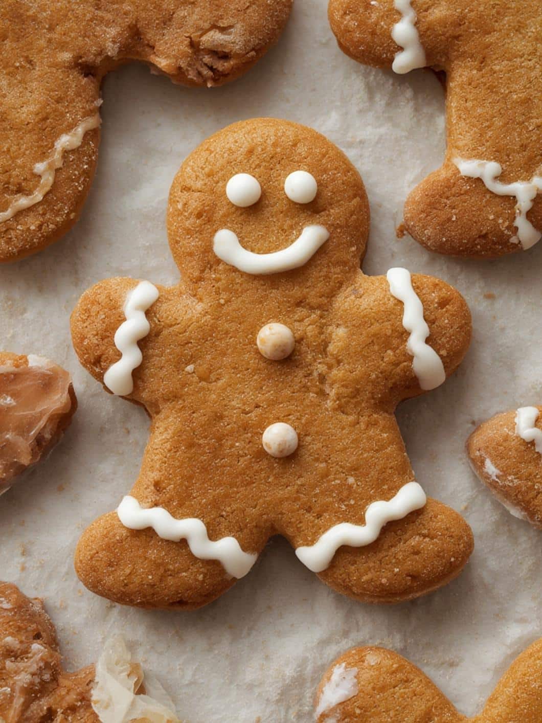 Soft and Chewy Gingerbread Men Cookie