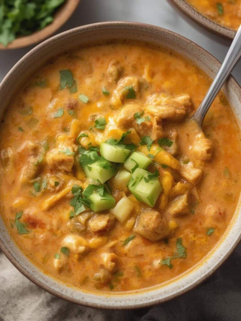 Creamy Chicken Enchilada Soup