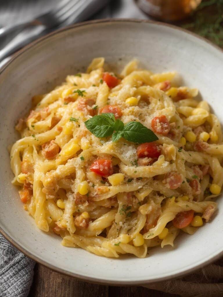 Salad Pasta With Corn Pasta