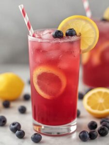 Blueberry Lemonade Vodka Smash