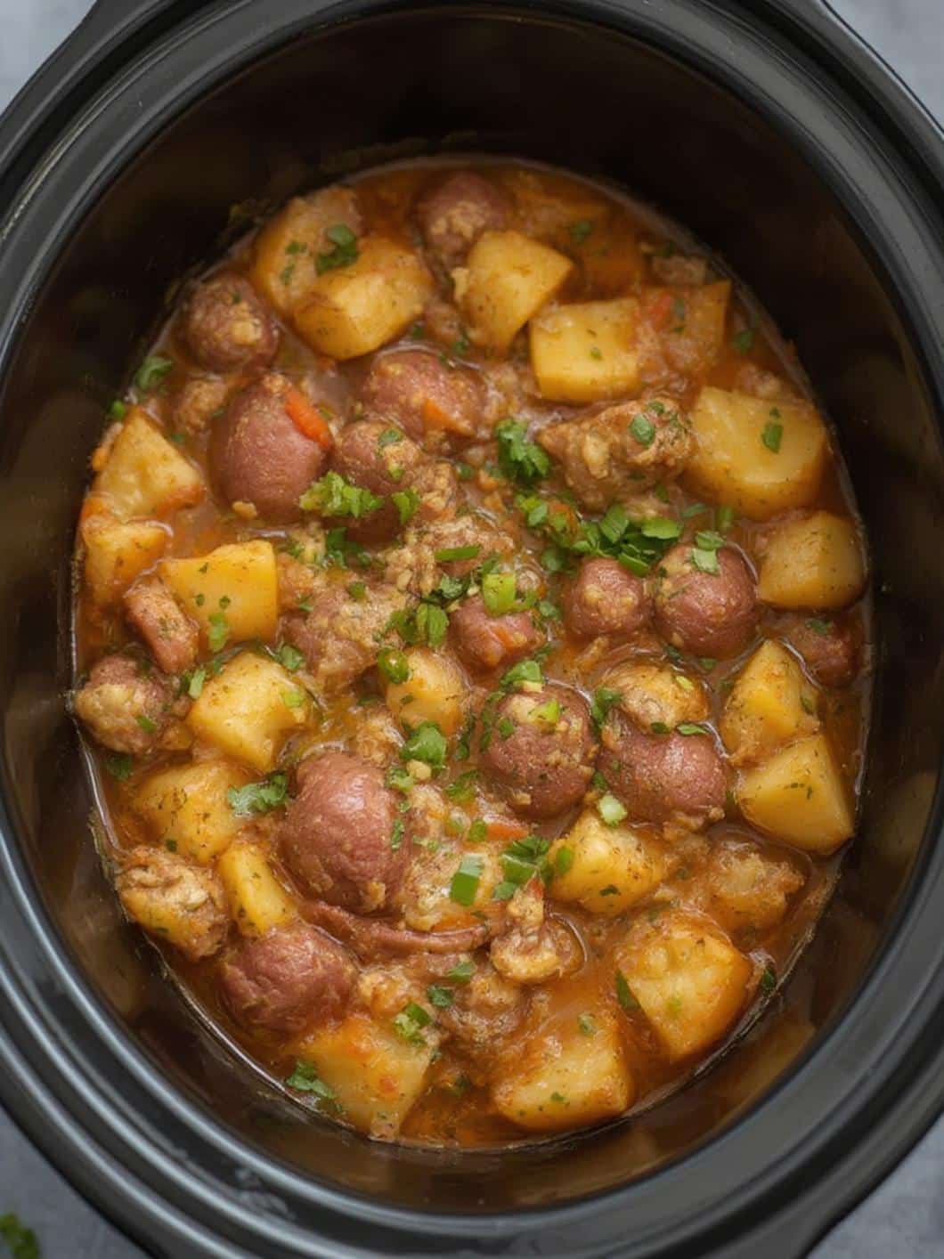 Crock Pot Swamp Potatoes