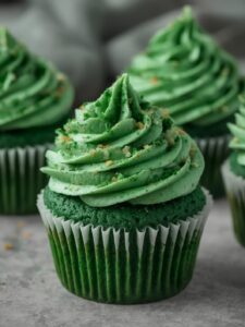 Green Velvet Cupcakes