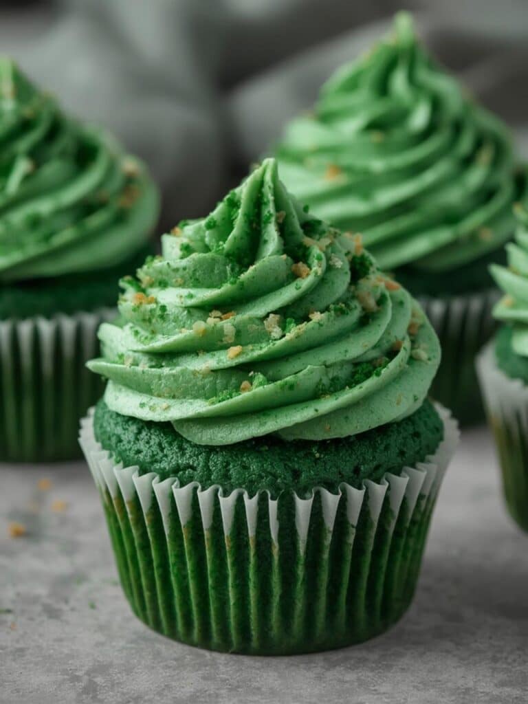Green Velvet Cupcakes