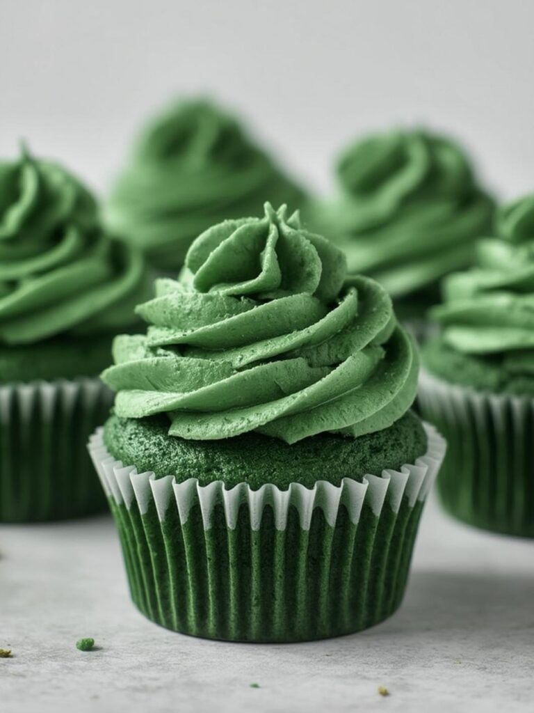 Green Velvet Cupcakes