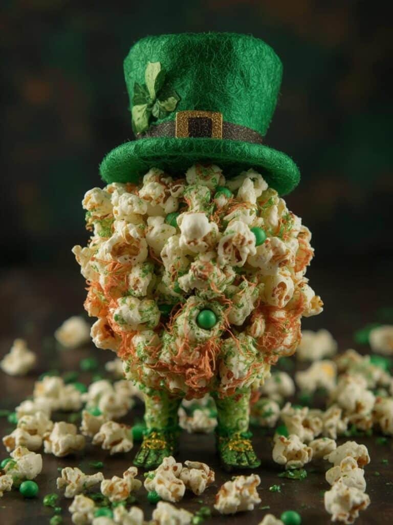 Loaded Leprechaun Popcorn preparing