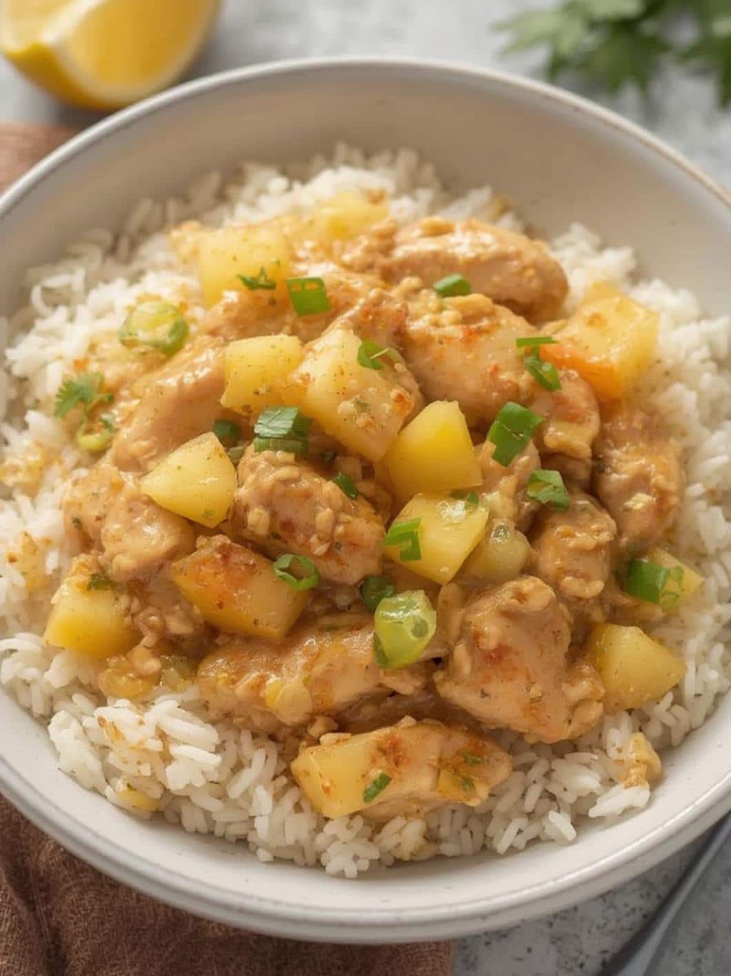 Pineapple Chicken and Rice recipe