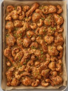 Sheet Pan Cashew Chicken recipe
