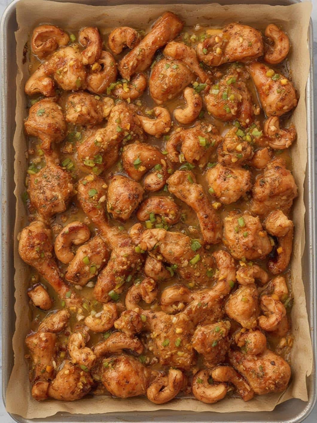 Sheet Pan Cashew Chicken recipe