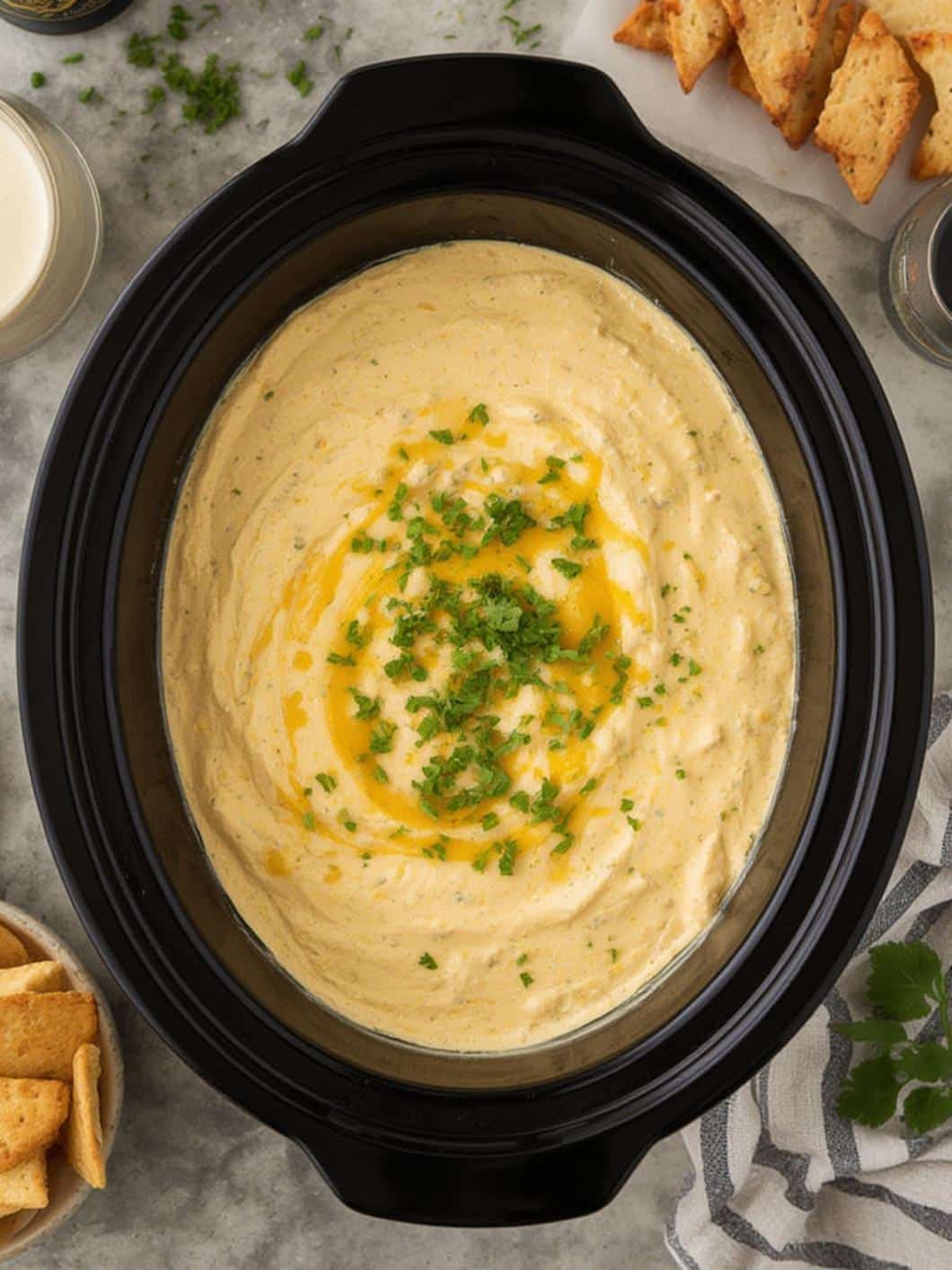 Slow Cooker Guinness Beer Cheese Dip