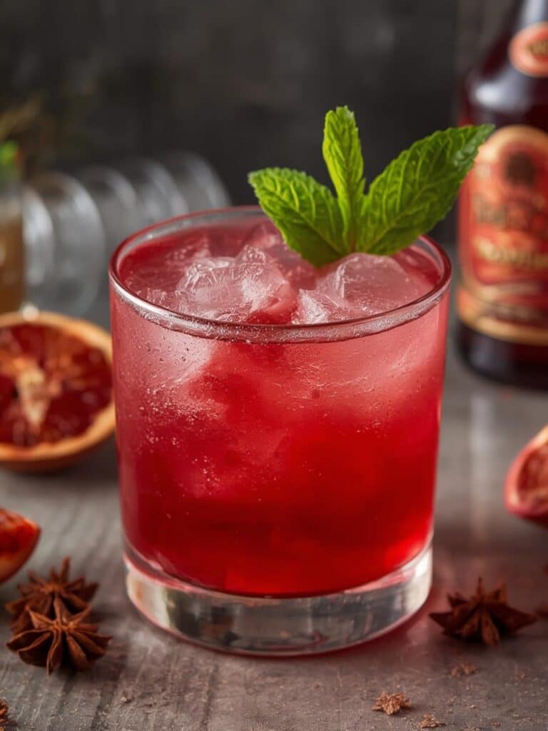 Spiced Hibiscus Paloma Sour