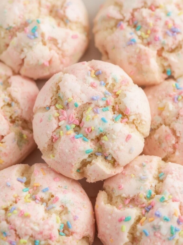 Springtime Crinkle Cookies