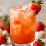 Strawberry Sunrise Easy Easter Tequila Cocktail