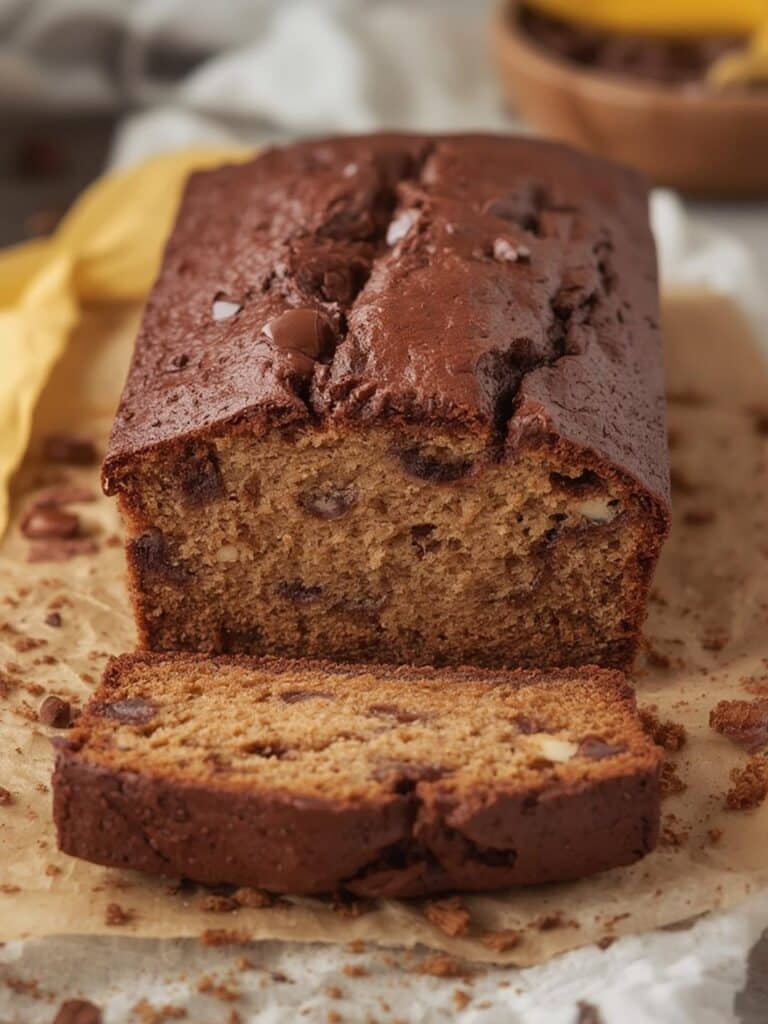 banana bread chocolate