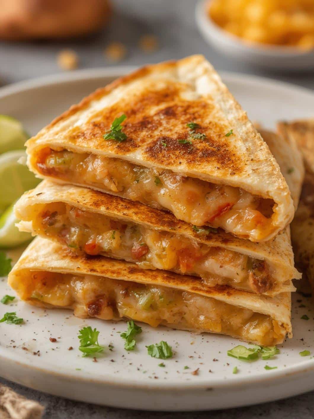 chicken quesadillas